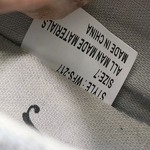 Womens Soles Mates Sz 7 012040 Gray Canvas Lightweight Comfortable Slip In Shoes - Picture 7 of 8